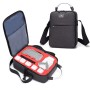Shockproof nepromokavá vodotěsná taška s jedním ramenem Travening Cover Case Box pro fimi x8 mini (černá + černá vložka)