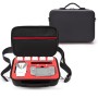 Единично рамо за съхранение на чанта за шок водоустойчив път за пътуване с капак твърд калъф за FIMI X8 Mini (черен + червен облицовка)