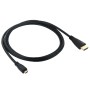 Plné 1080p video HDMI na mikro HDMI kabel pro GoPro Hero 4 / 3+ / 3/2/1 / SJ4000, délka: 1,5 m