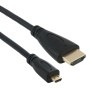 Video Full 1080p Video HDMI TO Micro HDMI Cable pour GoPro Hero 4/3+ / 3/2/1 / SJ4000, Longueur: 1,5 m