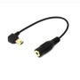 Лікоть 10 штифтів міні -USB до 3,5 мм кабель мікрофона для GoPro Hero4 /3+ /3, довжина: 16,5 см