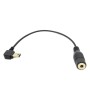 Könyök 10 tűs mini USB - 3,5 mm -es mikrofon adapter kábel a GoPro Hero4 /3+ /3 -hoz, hossz: 16,5 cm