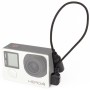Kyynärpää 10 -nastainen MINI USB - 3,5 mm: n mikroamovittimen kaapeli GoPro Hero4 /3+ /3: lle, pituus: 16,5 cm