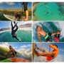 Puluz 14 in 1 surfing აქსესუარები კომბინირებული ნაკრები EVA– ს შემთხვევაში (Bobber Hand Grip + Floaty Sponge + სწრაფი გამოშვების ბალთა + Surf Board Mount + მცურავი მაჯის სამაჯური + უსაფრთხოების ტეტერსის სამაჯური + შენახვის ტომარა) GoPro Hero11 შავი / Hero