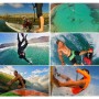 Puluz 14 in 1 surfing აქსესუარები კომბინირებული ნაკრები (Bobber Hand Grip + Floaty Sponge + სწრაფი გამოშვების ბალთა + Surf Board Mount + მცურავი მაჯის სამაჯური + უსაფრთხოების ტეტერსის სამაჯური + შენახვის ტომარა) GoPro Hero11 Black / Hero / Gopro Hero9 შავ
