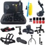 24-in-1 Accessories Kit with Carrying Case for GoPro NEW HERO / HERO7 /6 /5 /5 Session /4 Session /4 /3+ /3 /2 /1, Xiaoyi and Other Action Cameras
