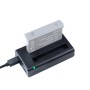 Для Insta360 One X2 USB -зарядний пристрій з батареями з USB -кабелем та світлодіодним індикатором (чорний)