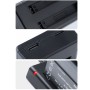 Para Insta360 One X2 USB Dual Batteries Carger con cable USB y luz indicadora LED (negro)
