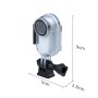 30m Underwater Waterproof Housing Protective Case for Insta360 GO 2, with Base Adapter & Screw