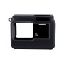 对于Insta360，带有框架防震硅胶保护盒带镜头盖（黑色）的一台R全景相机