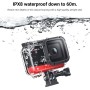 60m vedenalainen syvyyssukelukotelon vedenpitävä kameran kotelo Insta360: lle yksi RS 4K