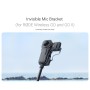 Для Insta360 Один Rs 1-дюймовий 360 видання Невидима кронштейна мікрофонів для Rode Wireless Go / Go II (чорний)