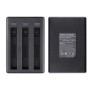 Tri-Slot-Batterien schnelles Ladegerät für Insta360 ein x2 (schwarz)
