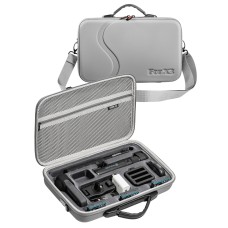 За Insta360 One X3 Startrc Diamond Texture Camera and Accessories PU чанта за калъф за съхранение (сиво)