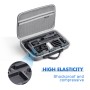 Pour INSTA360 One X3 Startrc Diamond Texture Camera and Accessories Pu Storage Case Bag (Gray)
