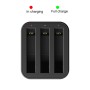 Pro Insta360 x3 / One X2 Tri-Slot Batteries Fast nabíječka (černá)
