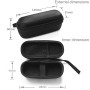 2 PCs Smart VR360 Sportkamera Schutzbag für Insta360 Nano S, Größe: 14 cm x 6 cm x 5,5 cm (schwarz)