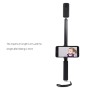 STARTRC SUPER LONG ELEXTALLE BULE Aluminium Selfie Selfie Stick Monopod dla Insta360 One X / Evo, telefon, długość: 45 cm-200CM (czarny)