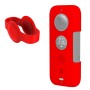 Puluz Silikon -Schutzhülle mit Linsenabdeckung für Insta360 One x (rot)