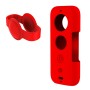 PuLuz Silicone Protective Case med linsskydd för Insta360 One X (röd)