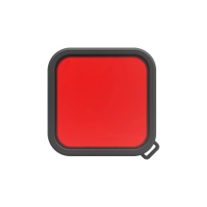 Filtro lente a colori per immersioni per alloggiamento quadrata Puluz per Insta360 One R 4K Edition / 1 pollice Edition (Red)