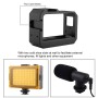 PULUZ Aluminum alloy Frame Mount Protective Case Cage with Cold Shoe Base Slot & Tripod Base Adapter for Insta360 One R(Black)