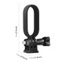 PULUZ Plastic Protective Frame Mount Cage with Tripod Base Adapter for Insta360 GO 2 (Black)