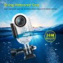 Puluz 30m Unterwasser wasserdichtes Gehäuse Schutzhülle für Insta360 GO 2 mit Basisadapter und Schraube (transparent)