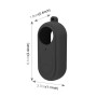 Puluz Silicone Protective Case avec couverture de lentilles pour INSTA360 GO 2 (noir)