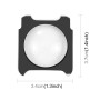 Puluz Lens Guards PC Protective Cover för Insta360 One R / Rs / Sphere (svart)