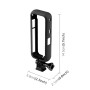 PULUZ PC Protective Frame for Insta360 ONE X2, with Adapter Mount & Screw(Black)