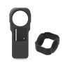 Puluz Silicon-Schutzhülle mit Linsenabdeckung für Insta360 Ein Rs 1-Zoll 360 Edition (schwarz)