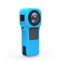 Puluz有机硅保护盒，带有Insta360的镜头盖1英寸360版（蓝色）