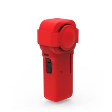 Силиконовый защитный корпус Puluz с крышкой объектива для Insta360 One RS 1-дюймовый 360 Edition (красный)