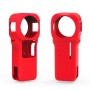 Пулуз силіконовий захисний чохол із кришкою об'єктива для Insta360 One Rs 1-дюймовий 360 видання (червоний)