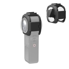 PuLuz Lens Guard Protective Cover för Insta360 One Rs 1-tums 360 Edition (Black)