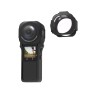 Puluz Objektivschutzschutzschutz für Insta360 Ein 1-Zoll-360-Edition (schwarz)