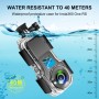 Az Insta360-hoz egy Rs 1 hüvelykes 360 kiadás Puluz 40 m-es víz alatti vízálló lakhatási tokhoz