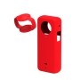 Für Insta360 x3 Puluz Silikonschutzhülle mit Linsenabdeckung (rot)