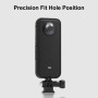 For Insta360 X3 PULUZ ABS Protective Frame with  Adapter Mount & Screw(Black)