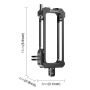 For Insta360 X3 PULUZ Metal Protective Cage Rig Housing Frame with Expand Cold Shoe Base & Tripod Adapter (Black)