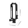 För Insta360 X3 PuLuz Cold Shoe PC Plast Protective Frame With Adapter Mount & Screw (Black)