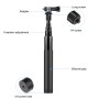 Puluz 73,5 cm metall selfie stick monopod med osynlig adapterbas och skruv för insta360 en rs / x2 / x3
