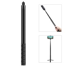 Puluz 157 cm Metall -Selfie -Stick -Monopod mit unsichtbarem Adapterbasis & Schraube für Insta360 Ein RS / X2 / X3