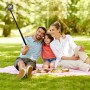 PULUZ 157cm Metal Selfie Stick Monopod with Invisible Adapter Base & Screw for Insta360 One RS / X2 / X3