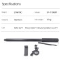 Startrc 2m Super Long Telecopic Aluminum Alloy Monopod Selfie Stick с держателем зажима телефона для Insta360 One / One X / Evo 360