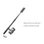 STARTRC 2m Super Long Telescopic Aluminum Alloy Monopod Selfie Stick with Phone Clamp Holder for Insta360 One / One X / EVO 360