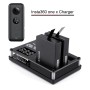 Caricatore a batteria a triplo micro USB per Insta360 One X Camera panoramica (spina UE)