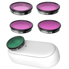 Filtr sportovního fotoaparátu SunnyLife pro Insta360 Go 2, barva: 4 v 1 Nd4+ND8+ND16+ND32