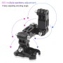 Cycling Helmet Adhesive Multi-Joint Arm Fixed Mount Set with J-Hook Buckle Mount & Screw for DJI Osmo Action, GoPro HERO10 Black /9 Black / HERO8 Black /7 /6 /5 /5 Session /4 Session /4 /3+ /3 /2 /1, Xiaoyi and Other Action Cameras